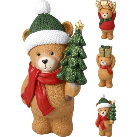 ORSETTO GIOCOSO ALBERO PACCO REGALO H.15